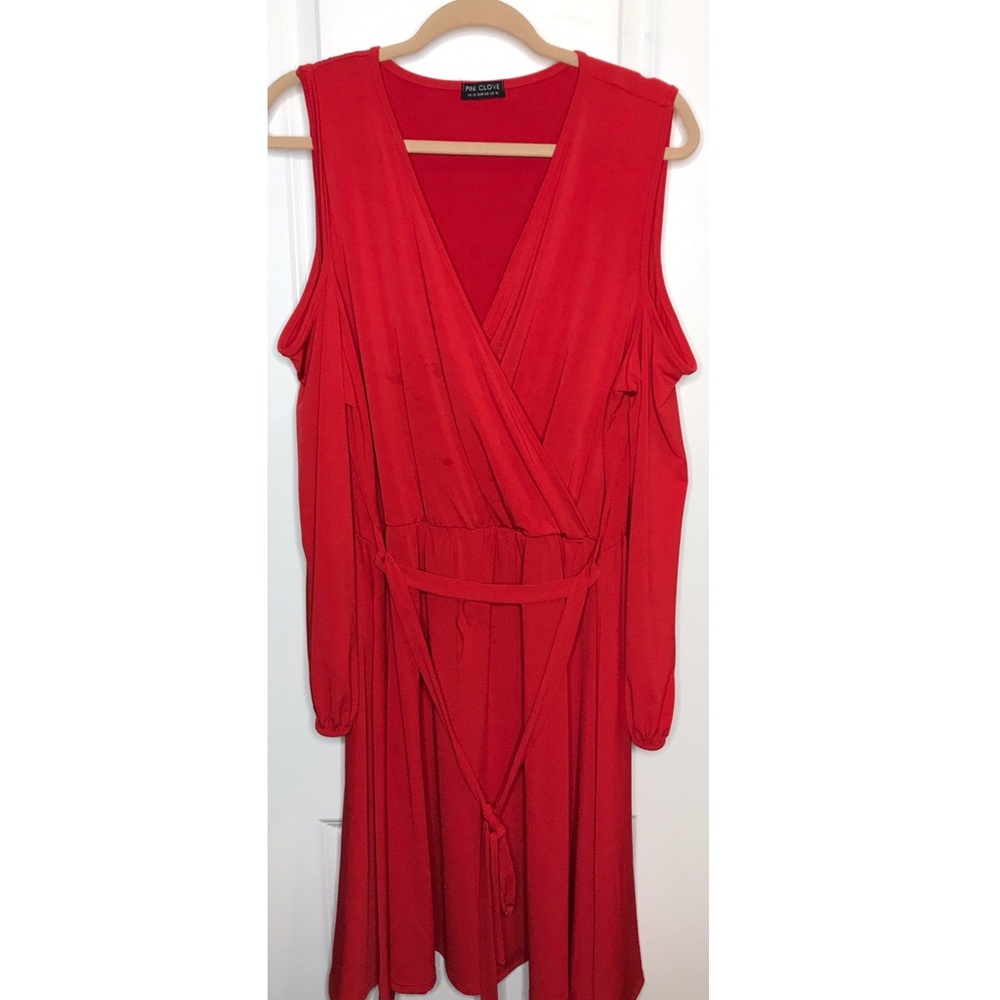 red dress
